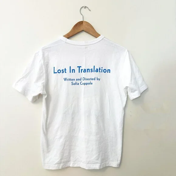 Rare Sofia Coppola x Uniqlo Tee Shirt - Lost in Translation - 100% Cotton - S - Picture 5 of 10